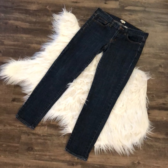J. Crew Denim - J. CREW 26 SKINNY DARK WASH STRETCH JEANS 6 WOMEN